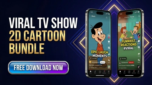 Viral TV Show 2D Cartoon Video Bundle