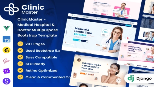 Vue JS Multipurpose Health & Medical Template
