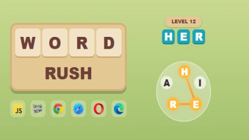 Word Rush – Addictive Word Puzzle Game