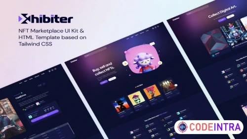 Xhibiter | NFT Marketplace HTML Template