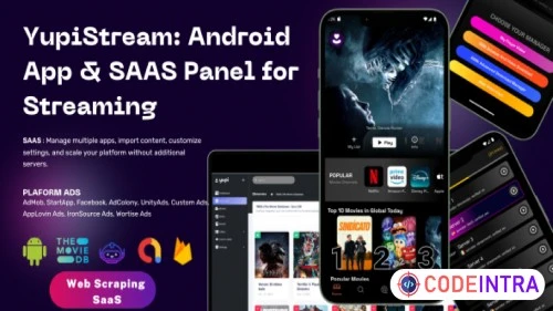 YupiStream Pro - TV & Movie Scraper with SaaS Multi-App Panel