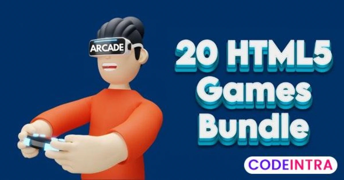 20 HTML5 Games Bundle - Codeintra