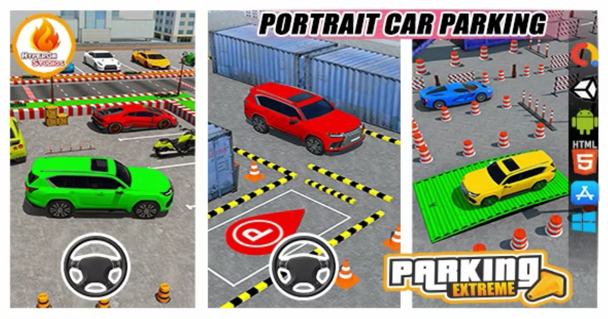 Prado Car Parking Unity 3D Game For Android & iOS App - Codeintra