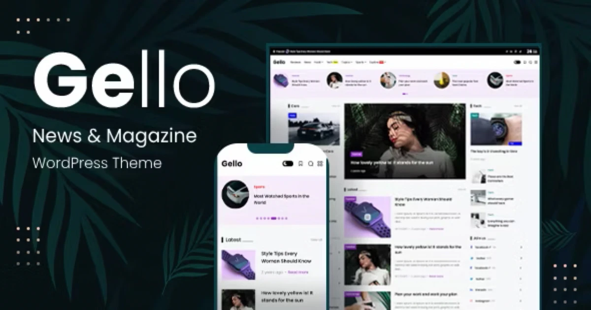 Gello - News & Magazine WordPress Theme - Codeintra