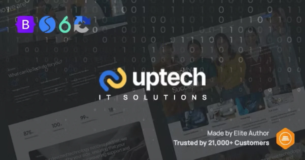 UpTech — IT Solutions, Technology and Services Website - Codeintra