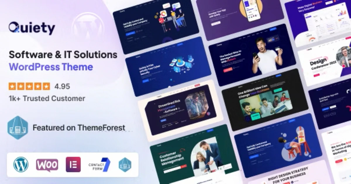 Quiety – Software & IT Solutions WordPress Theme - Codeintra