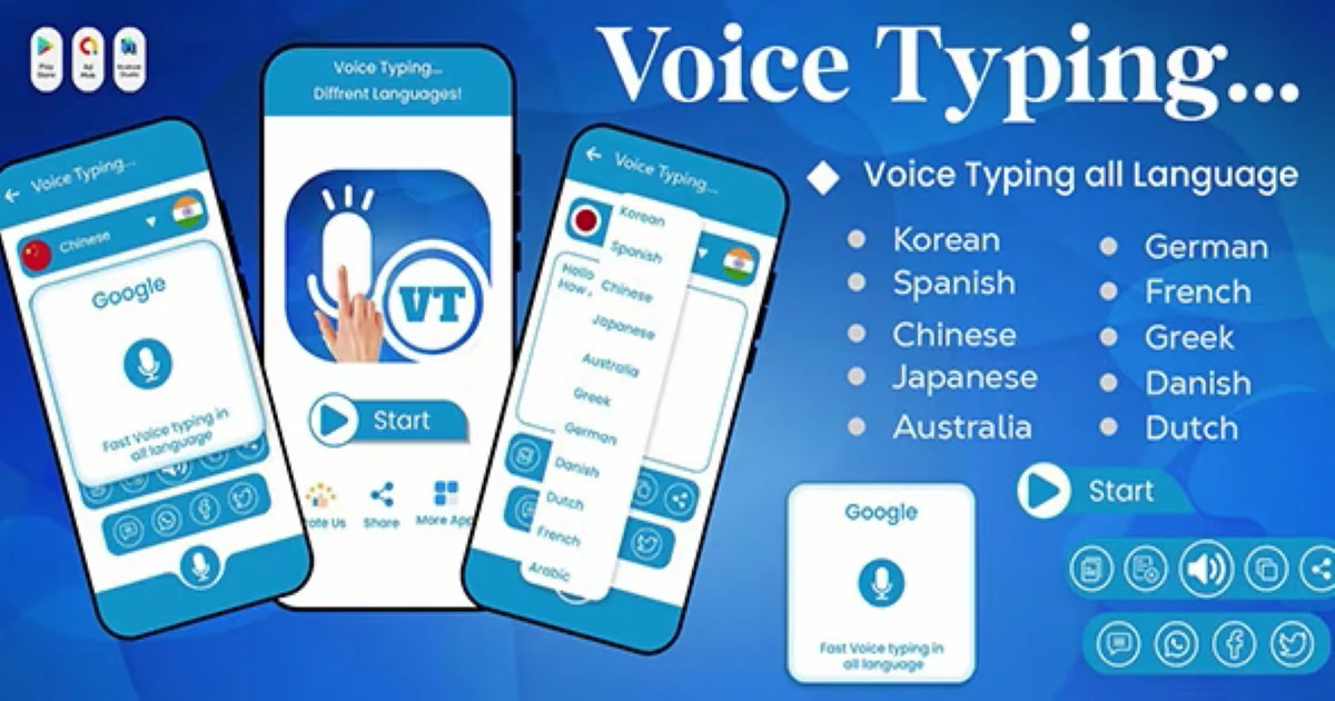 Voice Typing All Languages - Android Source Code GPL - Codeintra