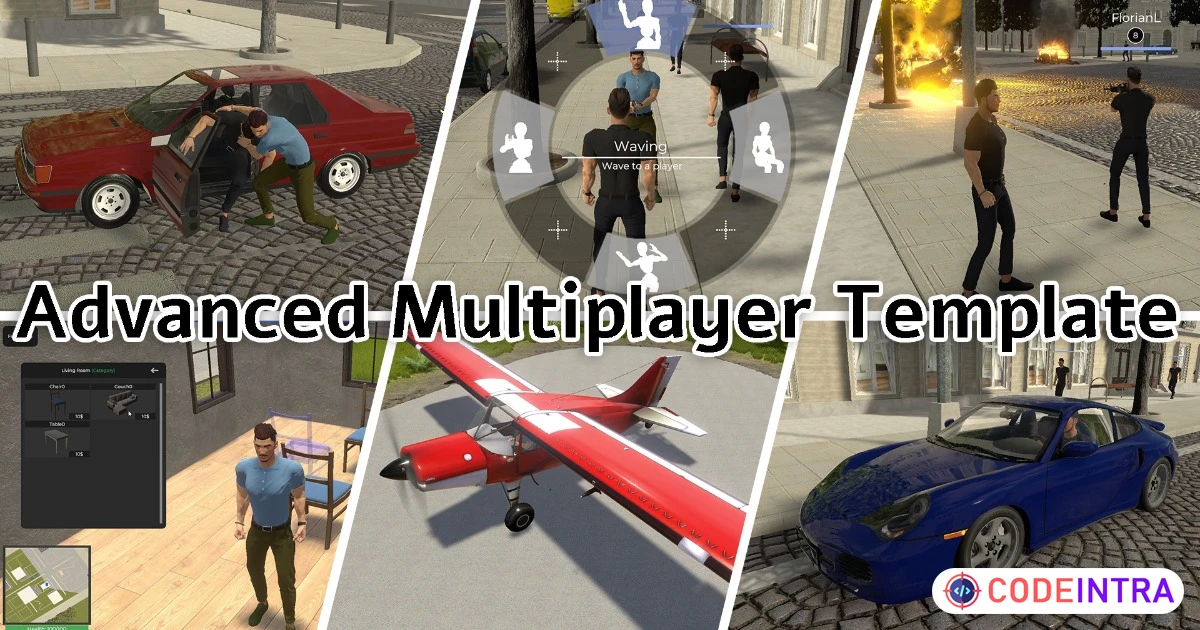 Advanced Multiplayer Game Template | Systems | Unity Assets - Codeintra