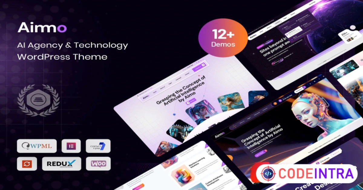 Aimo - AI Agency & Technology WordPress Theme - Codeintra