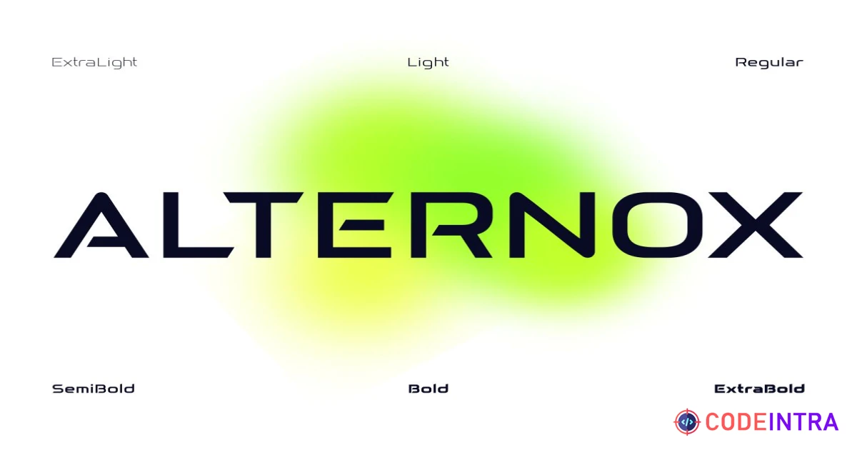 Alternox Fonts Family - Fonts - Codeintra