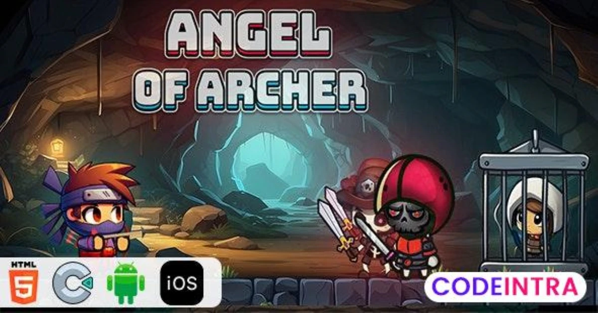 Angel Of Archer - HTML5 Construct3 Game - Codeintra