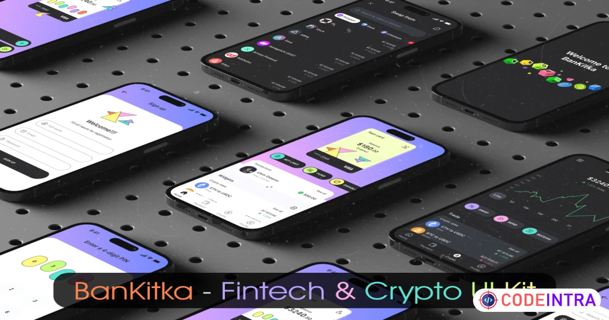 BanKitka - Fintech UI Kits - Codeintra