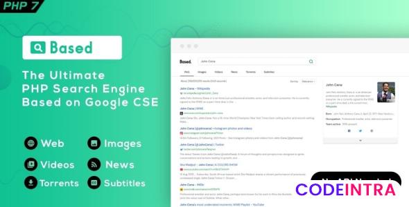 Based - Google CSE PHP Search Engine Script
