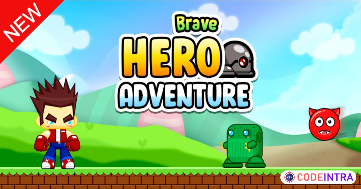 🔥 Brave Hero Adventure: Download Android App Source Code Today! 🚀 - Codeintra