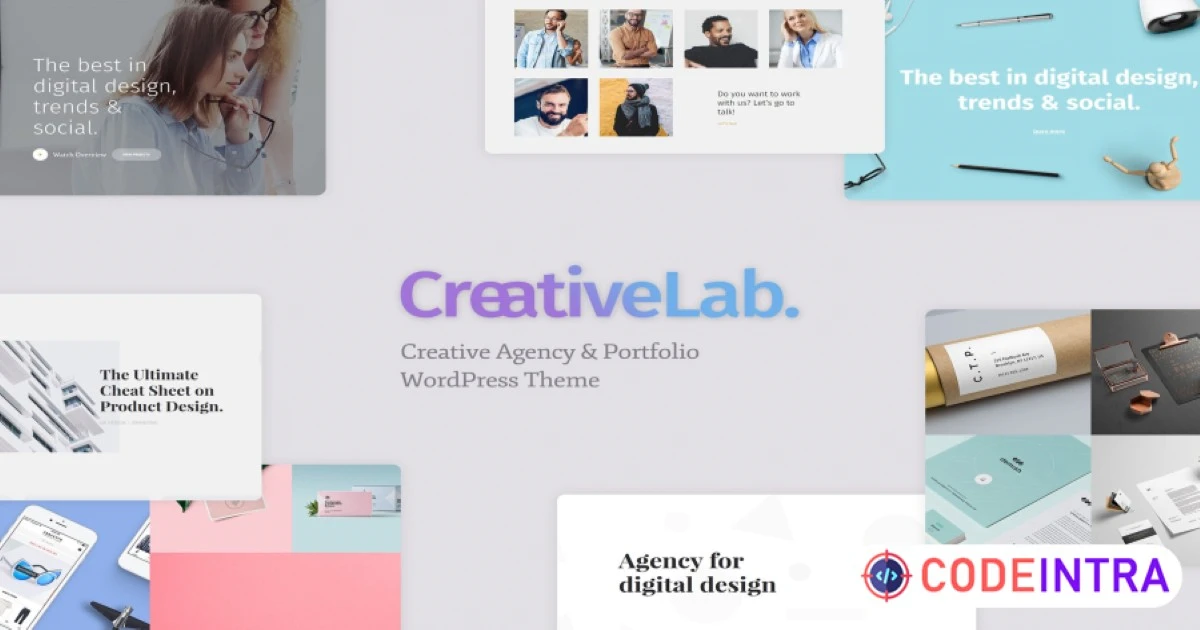 Creative Lab - Creative Studio & Agency Portfolio - Codeintra