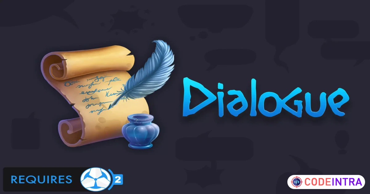 Dialogue 2 | Game Creator 2 | GUI Tools | Unity Assets - Codeintra