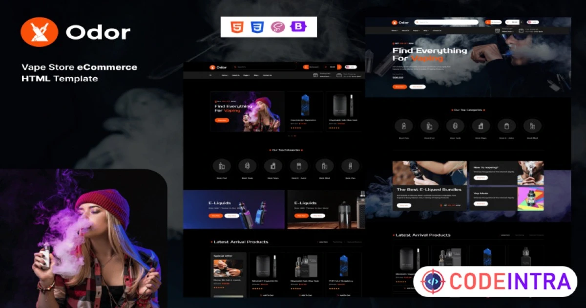 eCommerce HTML Template - Codeintra