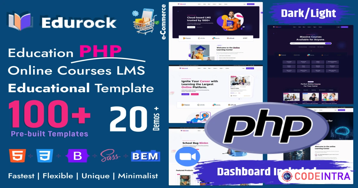 Edurock - PHP Education Template - Codeintra