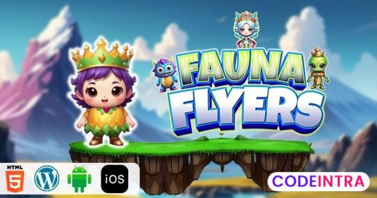 Fauna Flyers - HTML5 Construct3 Game - Codeintra