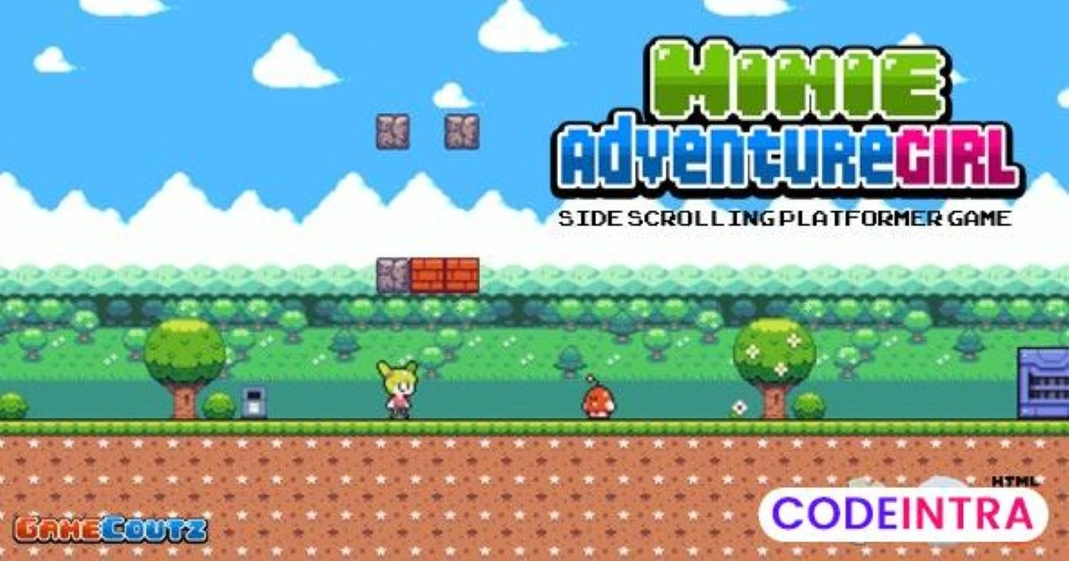 Minie Adventure Girl - Construct Game - Codeintra