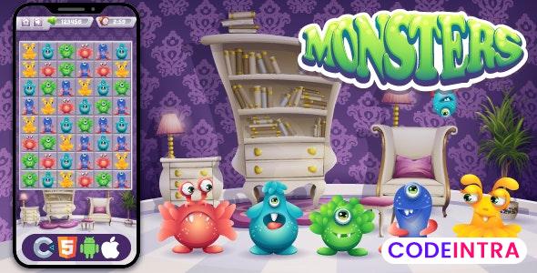 Monster - HTML5 Game, Construct 3
