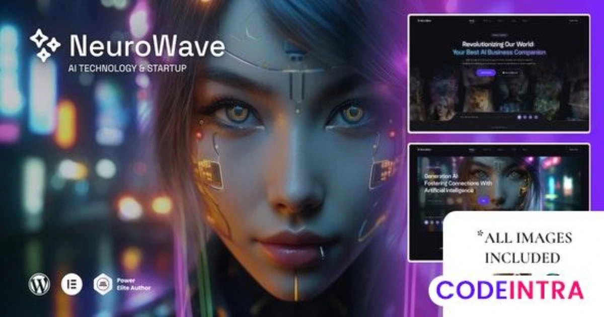 NeuroWave - AI Technology WordPress Theme - Codeintra