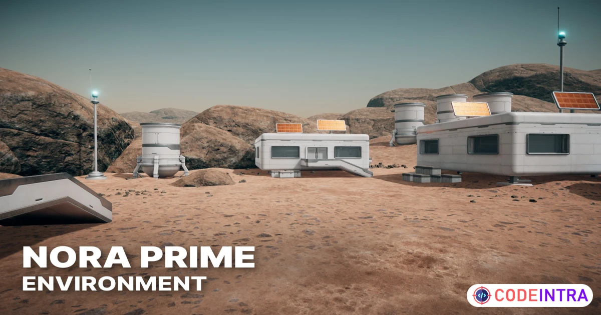 Nora Prime - Modular Sci-Fi Outpost & Environment | 3D Sci-Fi | Unity Assets - Codeintra