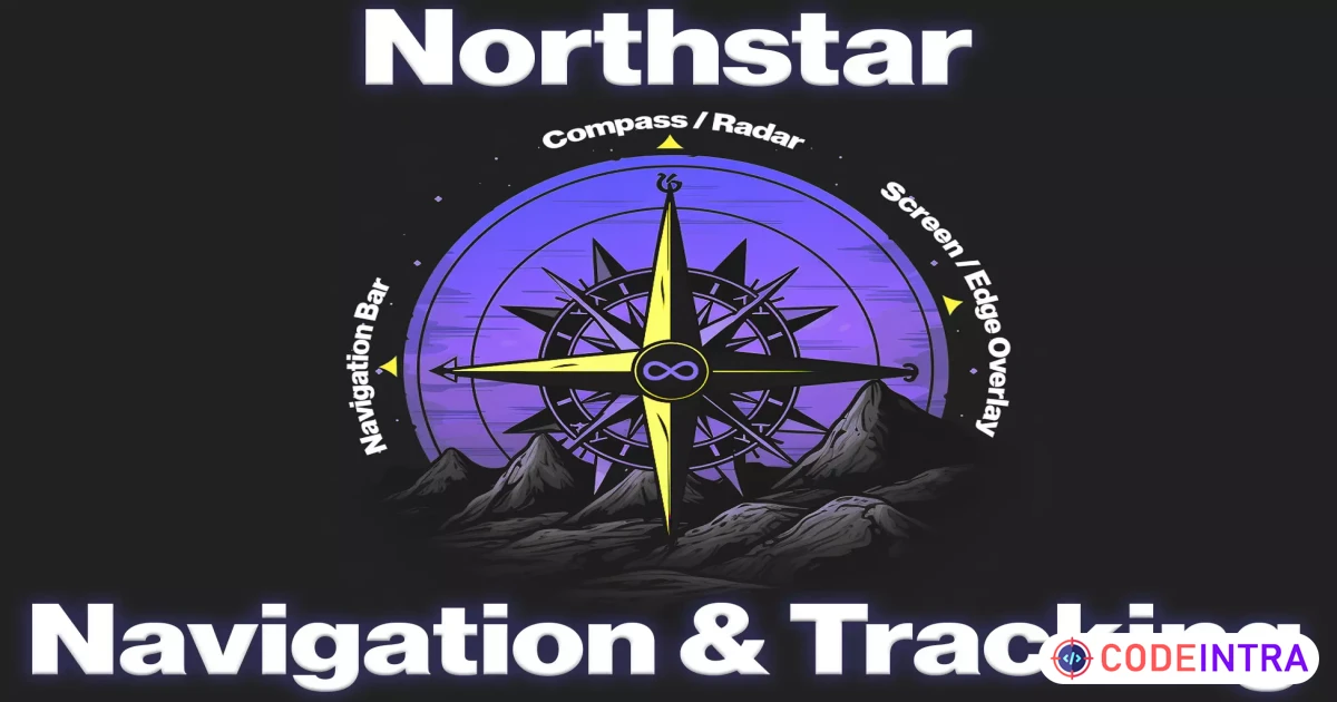 Northstar Navigation and Tracking System (Compass, Radar, Screen & Edge Overlay) | GUI Tools | Unity Assets - Codeintra
