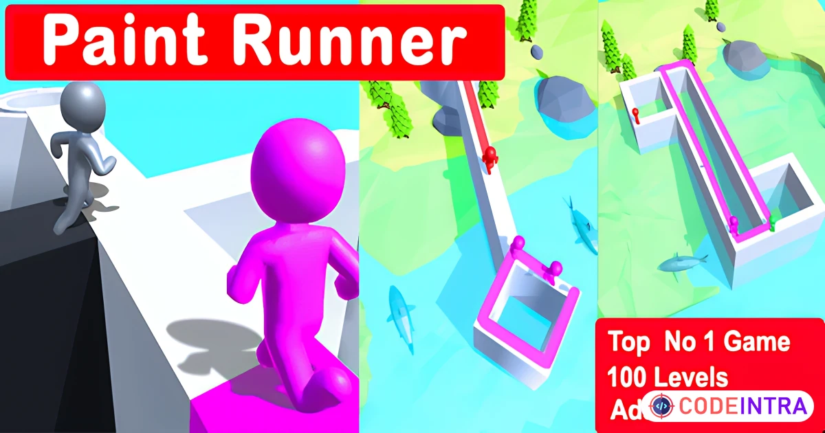 Paint Runner – Trending Hyper Casual Game - Codeintra