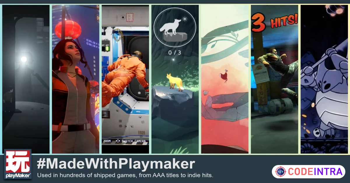 Playmaker | Visual Scripting | Unity Assets - Codeintra