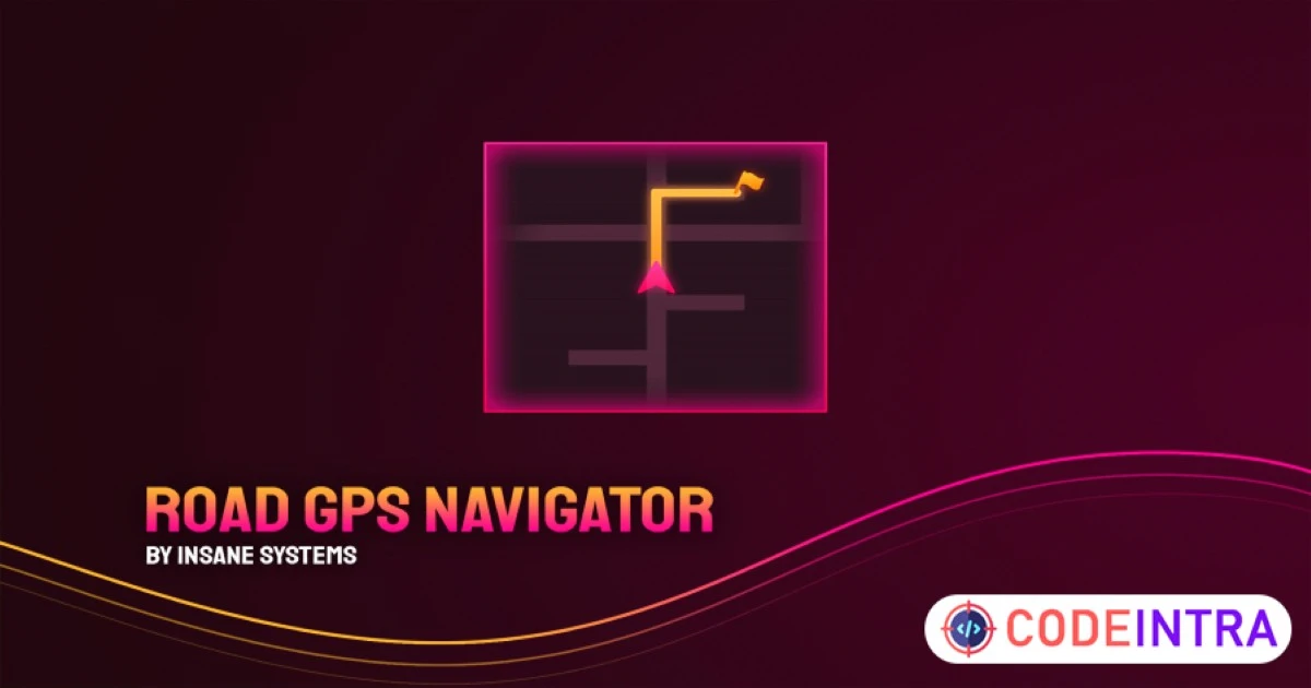 Road GPS Navigator | GUI Tools | Unity Assets - Codeintra