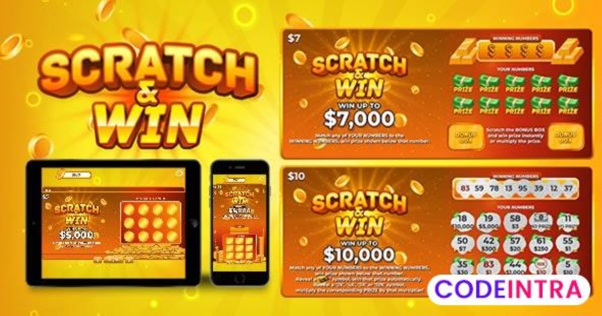 Scratch & Win - HTML5 Game - Codeintra