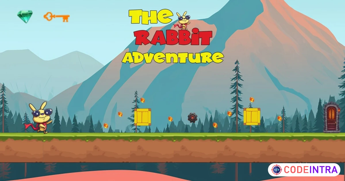 The Rabbit Adventure - HTML5 Game Construct 3
 - Codeintra