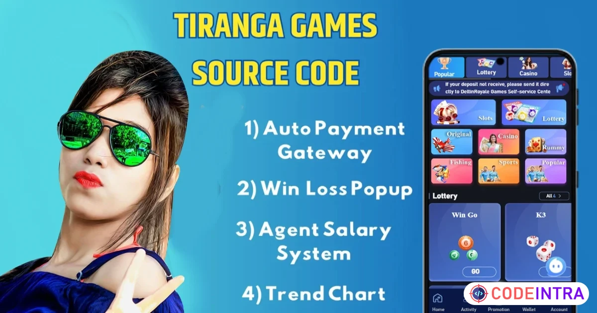 Tiranga Game With Admin Panel Full Setup Source Code - Codeintra