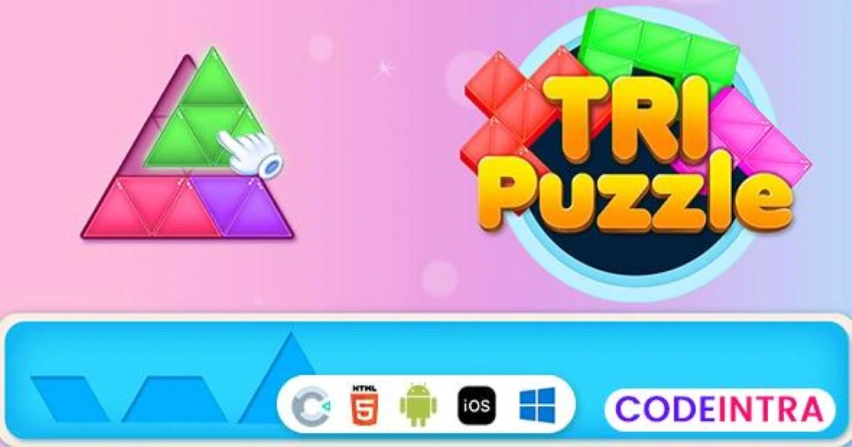 Tri Puzzle [ Construct 3 , HTML5 ] - Codeintra