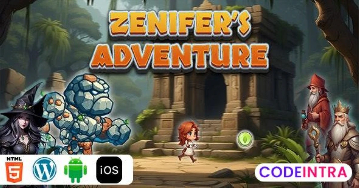 Zenifer Adventure - HTML5 Game - Codeintra