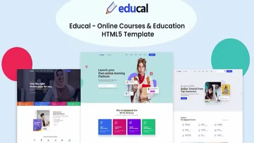 Educal – Education WordPress Responsive Modern Template