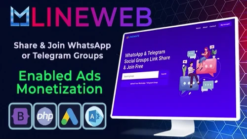 LineWeb – Join And Share WhatsApp $ Telegram Groups