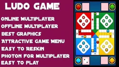 Premium Ludo Game Source Code for Unity- Offline/Online
