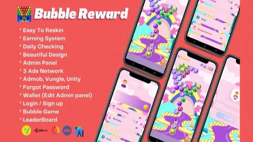 Smart Bubble Reward - Bubble Shooter Game With Earning