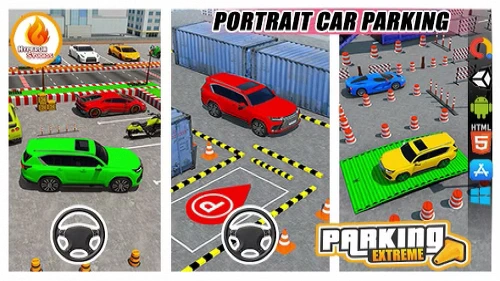 Prado Car Parking Unity 3D Game For Android & iOS App