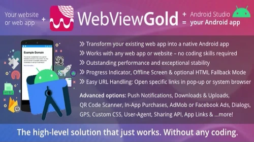 WebViewGold for Android – WebView URL/HTML to Android