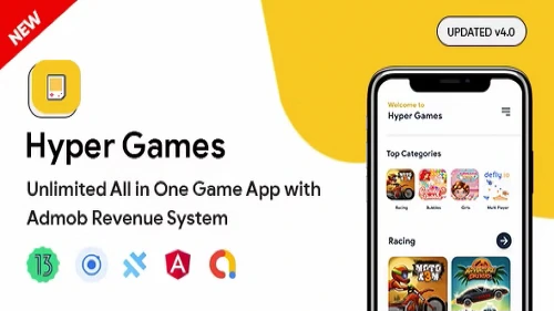 Hyper Games - All in One Game App | AdMob | Unlimited G