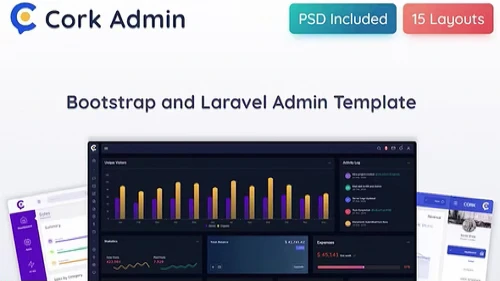 Cork - HTML and Laravel Admin Dashboard Premium Theme