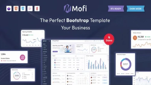 Mofi - Bootstrap Admin Dashboard Template Premium Free