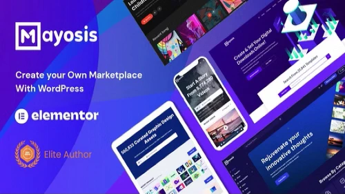 Mayosis - Digital Marketplace WordPress Theme Premium