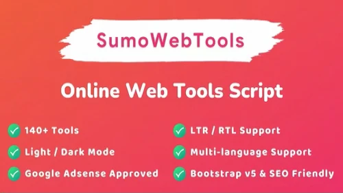 SumoWebTools - Online Web Tools Script Premium Free