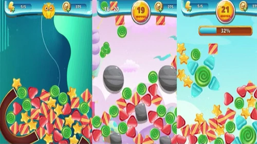 Sweety Shapes Physics Match3 Unity GPL Free Download
