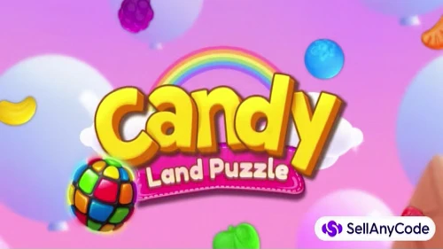 Candy Land Puzzle unity Ads - IAP Premium GPL Games