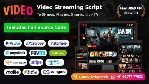 Video Streaming Portal (TV Shows, Movies, Sports, Video